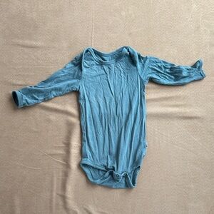 Kyte BABY Teal/Ocean Blue Long Sleeve Onesie